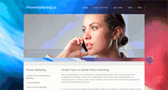 Desktop Screenshot of phonemarketing.us